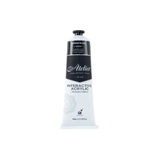 Atelier Acrylic Interactive Paints 80ml Carbon Black CXAI10600