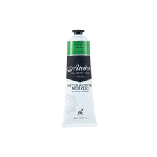 Atelier Acrylic Interactive Paints 80ml Permanent Green Light CXAI16160