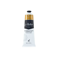 Atelier Acrylic Interactive Paints 80ml Yellow Ochre CXAI13630