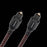 AUDIOQUEST Cinnamon 16M Optical Cable. Low Dispersion, HIgher Purity Fibre. Jacket - Red-Black Braid CDOPTCIN16