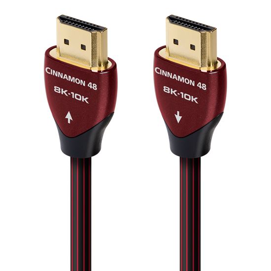 AUDIOQUEST Cinnamon 48G 5M HDMI cable PVC. Solid 1.25% silver Resolution - 48Gbps - up to 8K-60 Supports enhanced audio return (eAR Noise Dissipation - level 1 Direct controlled conductors. CDHDM48CIN500PVC