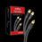 AUDIOQUEST FLX-X RCA Splitter RCA 1 x Female to 2 RCA ( L, R ) male. Solid Long-Grain copper (LGC) Length  - 15cm CDF22M-FLX-X