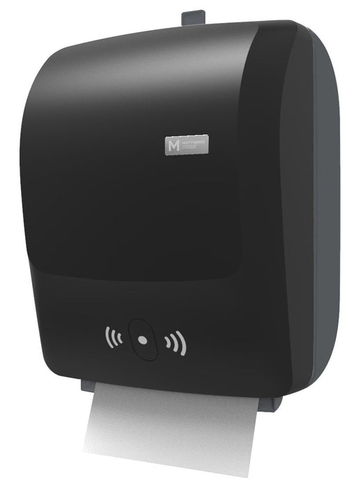 Automatic Cut Roll Feed Paper Towel Dispenser - Black MPH27511+MPH27519
