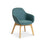 Ava Chair with Wooden Leg Base - Teal Fabric MG_SYS_WLEG_T