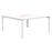 Avero 2 Pod Back to Back Fixed Height Desk, 1800mm x 800mm Snow Velvet/White AT1091-000034