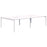 Avero 4 Pod Back to Back Fixed Height Desk, 1800mm x 800mm Snow Velvet/White AT1091-000058