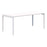 Avero Fixed Height Desk Single 1800mm x 800mm Snow Velvet/White AT1091-000012
