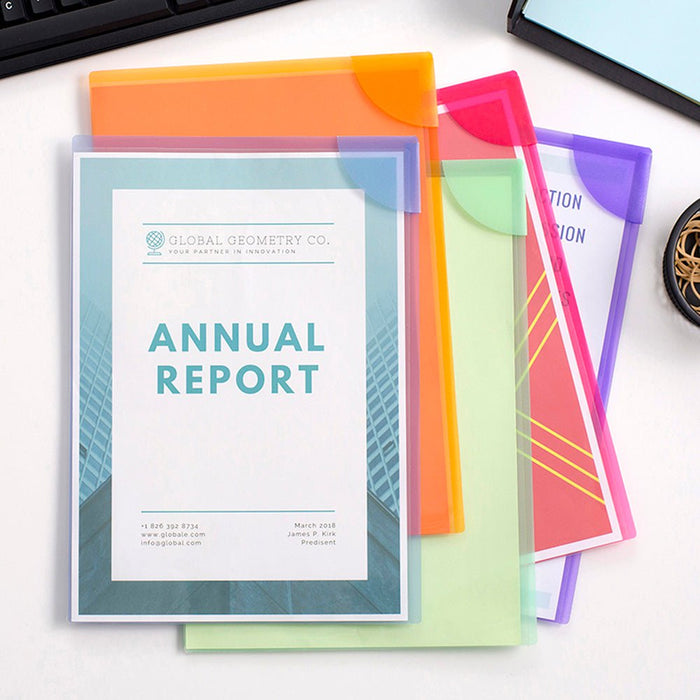 Avery Colour Lock Files A4 Assorted Pack 5 CX278542