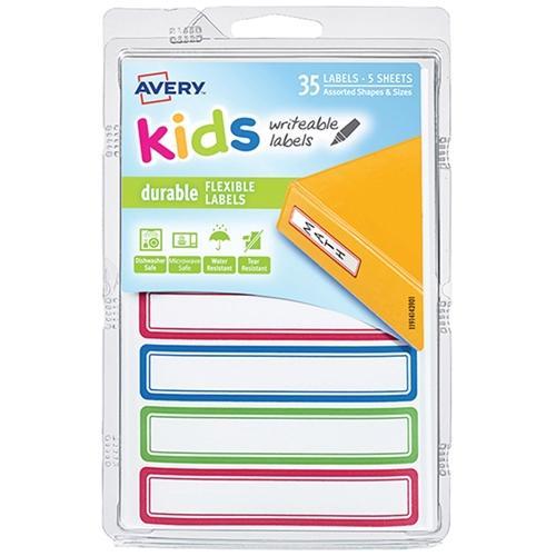 Avery Durable Labels - Kids Range 89 x 16mm CX231495