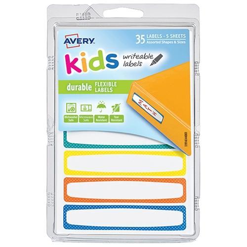 Avery Durable Labels - Kids Range 89 x 16mm CX231500