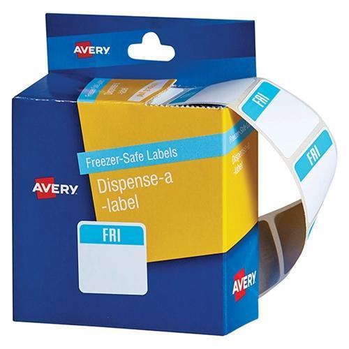 Avery Freezer Safe Labels Dispenser Pack - 'FRIDAY' CX238136