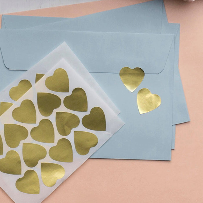 Avery Gold Heart Stickers 23mm CX238141