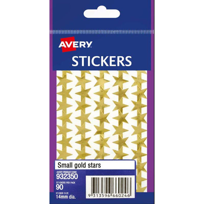 Avery Gold Star Stickers 14mm CX238108