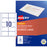 Avery IJ39 Micro-Perforated 190gsm Inkjet Business Card 10 per sheet x 10 sheets CX237900