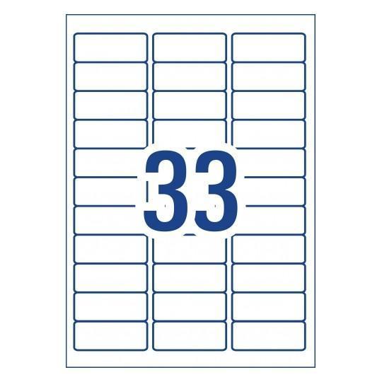 Avery J8157 Labels 33's x 50 Sheets CX238373
