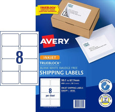 Avery J8165 Labels 8's x 50 Sheets CX238059