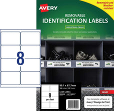 Avery L4715 Weather Resistant Labels 8's x 20 Sheets CX238116