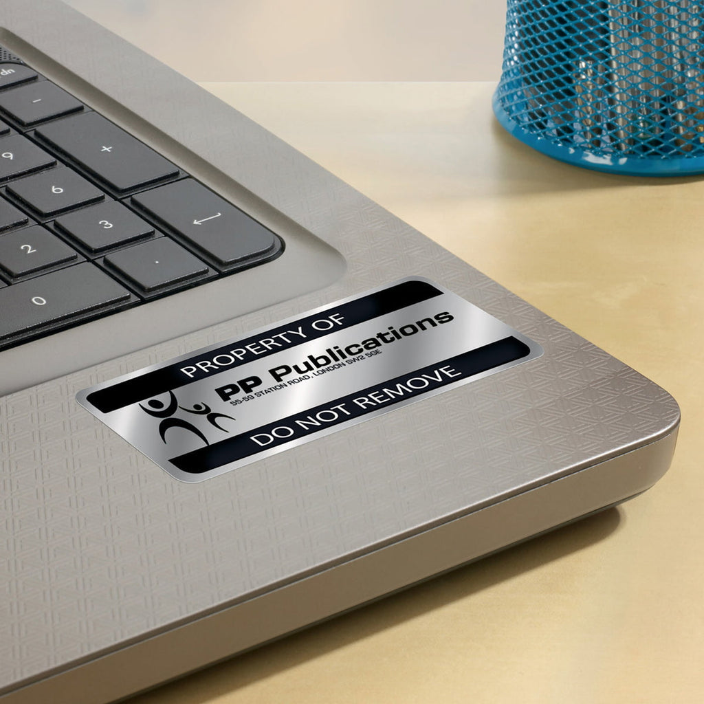 Avery L6009 Heavy Duty ID Label, 47.5mm x 21.2mm, Silver, Laser Printa ...