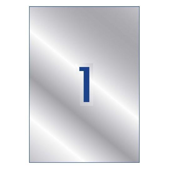 Avery L6013 Heavy Duty Labels 1's x 20 Sheets - Silver CX238771