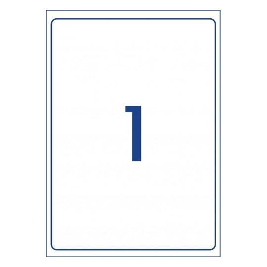 Avery L7067 Heavy Duty Labels 1's x 10 Sheets CX238556