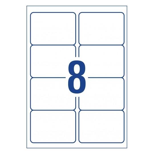 Avery L7070 Weather Resistant Labels 8's x 10 Sheets CX272551