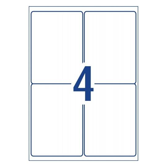 Avery L7071 Weather Resistant Labels 4's x 10 Sheets CX272552