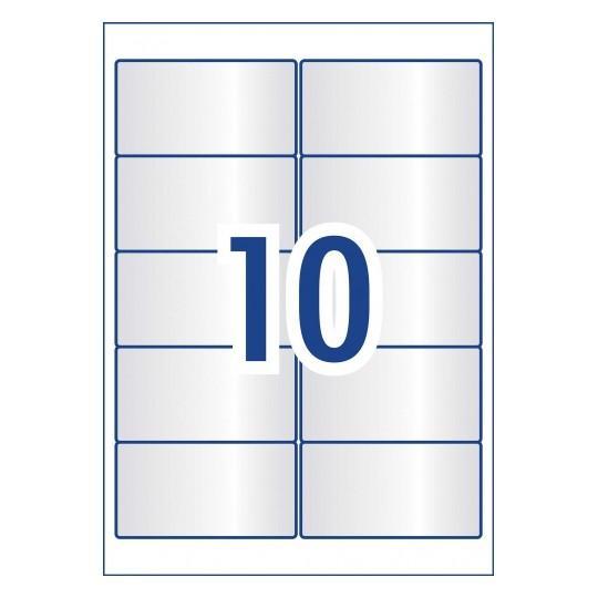 Avery L7113 Clear Labels 10's x 10 Sheets | Avery — Discount Office