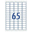 Avery L7144 Matt Rectangle Labels 65's x 8 Sheets CX272590