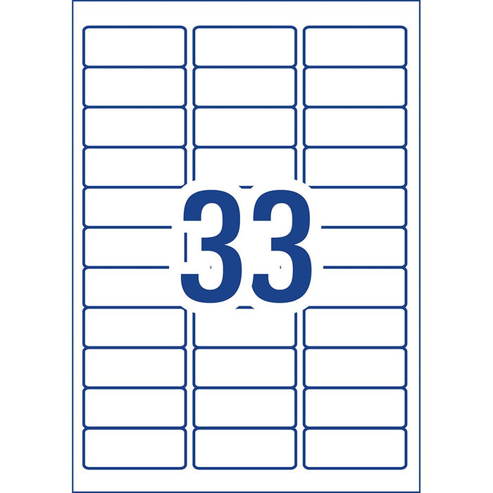 Avery L7157 Labels 33's x 100 Sheets CX238336