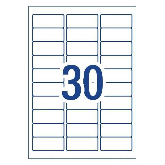 Avery L7158 General Use Labels 30's x 100 Sheets CX238339