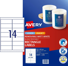 Avery L7163 Labels 14's x 25 Sheets CX238507