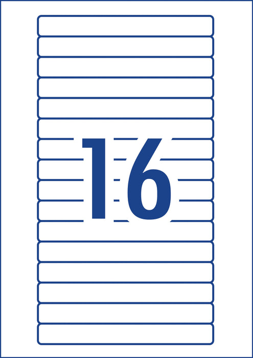 Avery L7674 Labels 16's x 25 Sheets CX238046