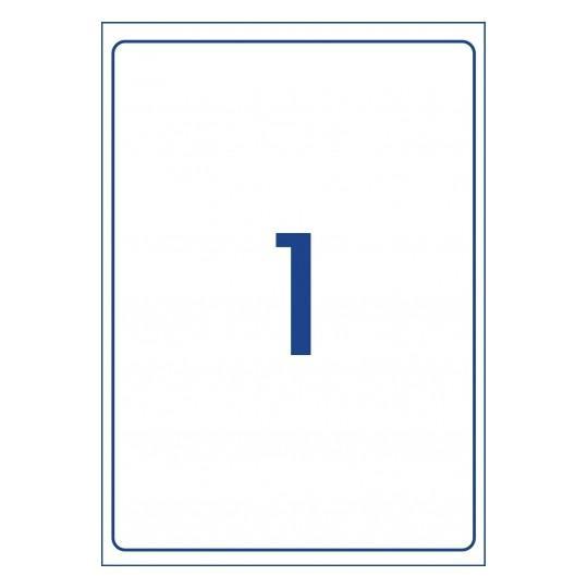 5767 Labels Avery L7767 Glossy Photo Quality Multi-Purpose Labels 1's x 25 Sheets ...
