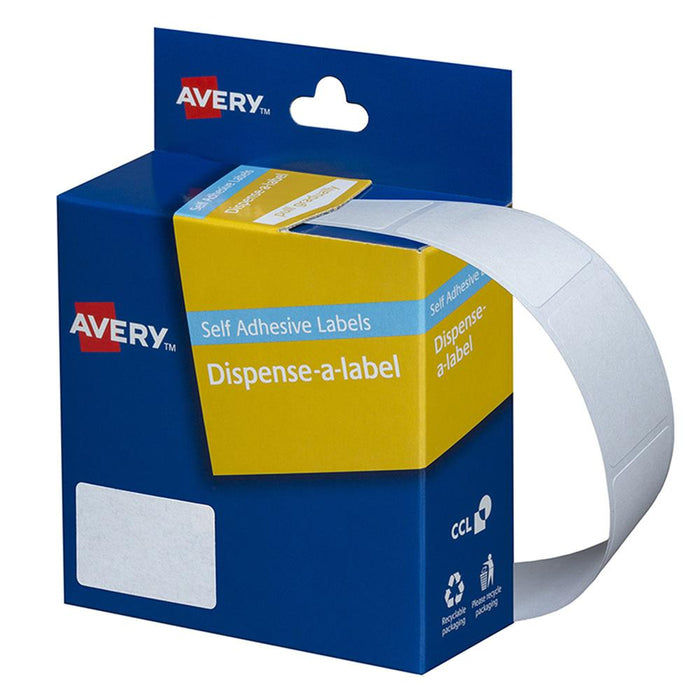 Avery Label Dispenser DMR2432W 24x32mm White 420 Pack CX238291