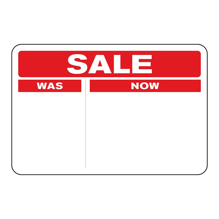 Avery Label Dispenser Pack 'SALE PRICE - WAS/NOW' 60 x 40mm x 100's Pack CX239409