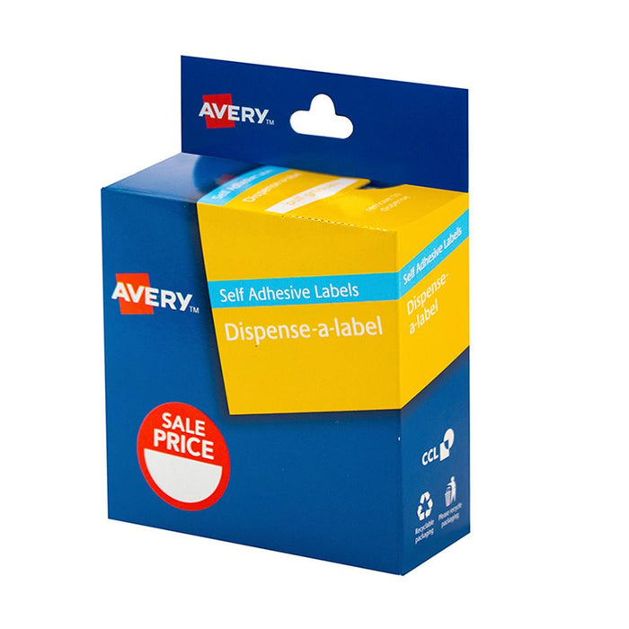 Avery Label Dispenser Sale Price 24mm 300 Pack CX239405