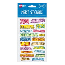 Avery Merit Stickers Comic 80 Pack CX239421