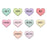 Avery Merit Stickers Dispenser Pastel Hearts 24mm 400 Pack CX239433