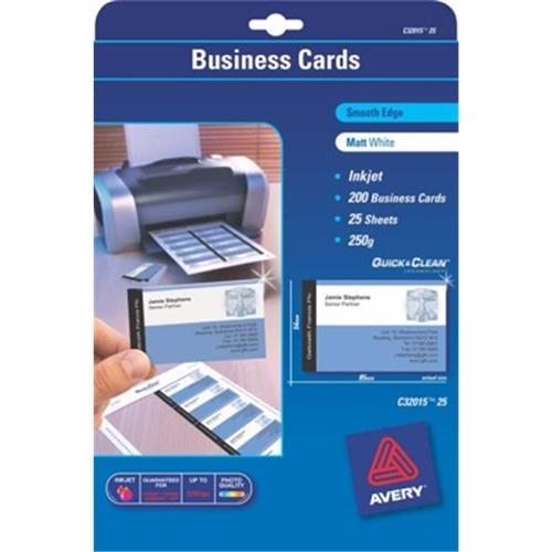 Avery Micro-Perforated Inkjet Business Card 260gsm CX238476