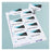 Avery Placecards, 85mm x 54mm, 8 per Sheet, 5 Sheets Per Pack, Inkjet & Laser Printable CX231804
