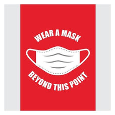 Avery Printed Sign - "Wear A Mask Beyond This Point" x 5 Sheets (945239) CX238902