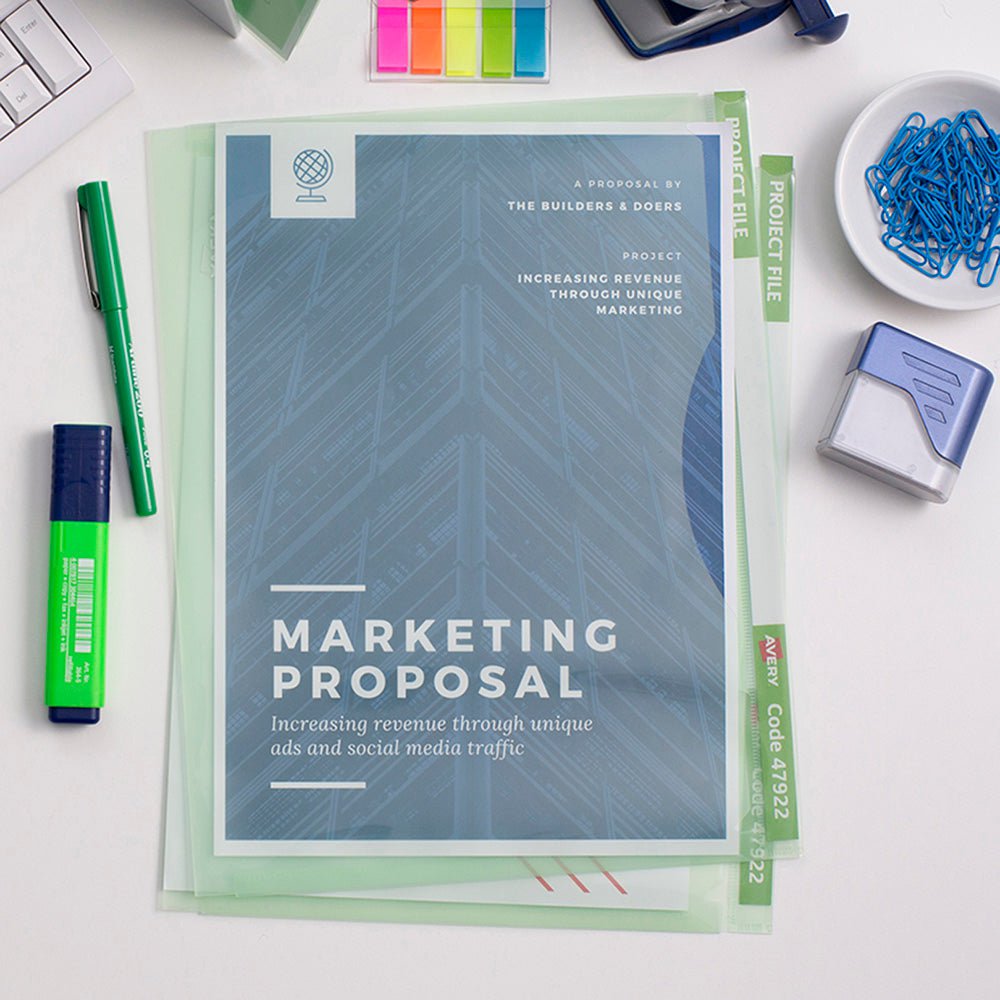 Avery Project File A4 Green | Avery — Discount Office