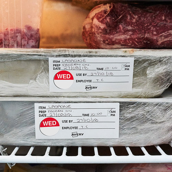 Avery Round Labels 24mm - 'WEDNESDAY' CX238807