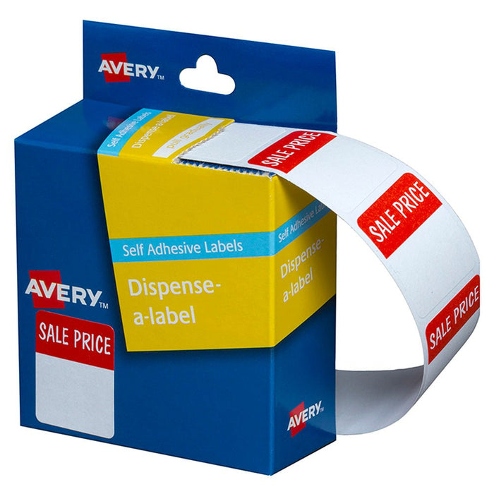 Avery 'SALE PRICE' Printed Labels Dispenser Pack -400 Labels CX238311