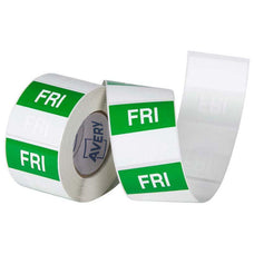 Avery Square Labels 40mm - 'FRIDAY' CX238816