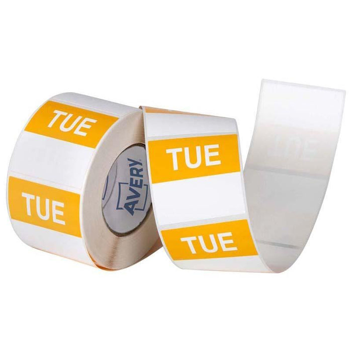 Avery Square Labels 40mm - 'TUESDAY' CX238813