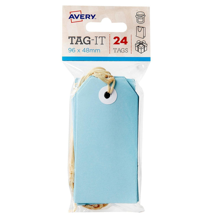 Avery Tag-It Luggage & Parcel Tags 96 x 48mm - Blue CX238922