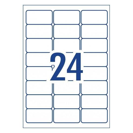 Avery TripleBond L6141 Labels 24's x 10 Sheets CX238393