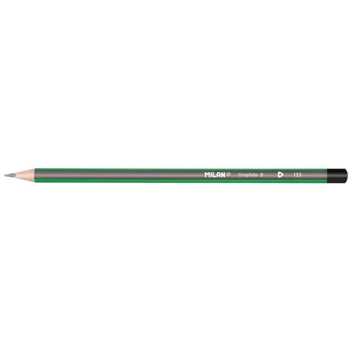 B Pencil Milan Graphite Triangular x 12 CX214170