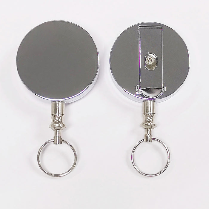 Rexel Id Retractable Metal Key Holder Steel Cable